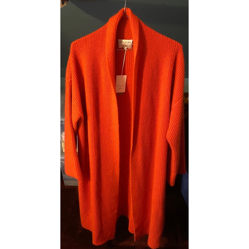 Demy Lee x J.Crew Long Open Cardigan